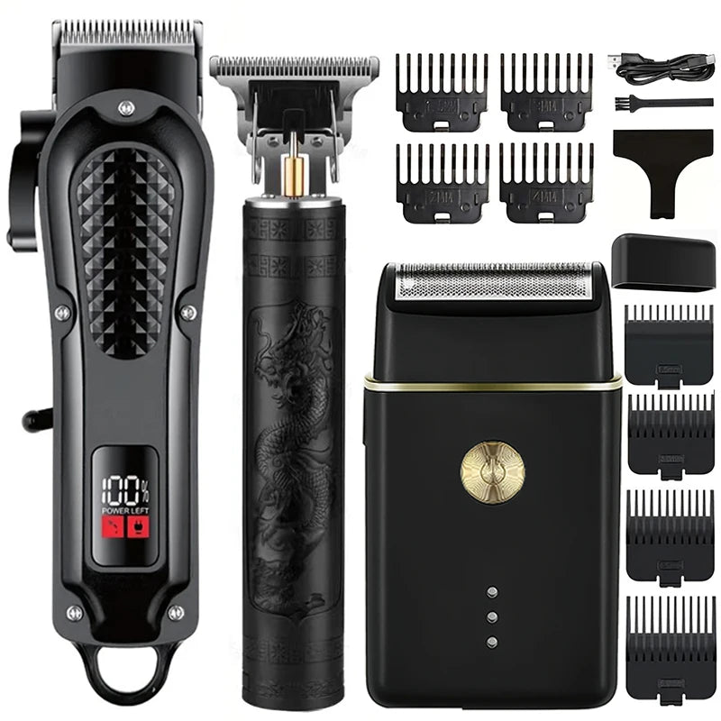 Maquininhas Profissionais de Cabelo e Barba - Beardure (KIT)
